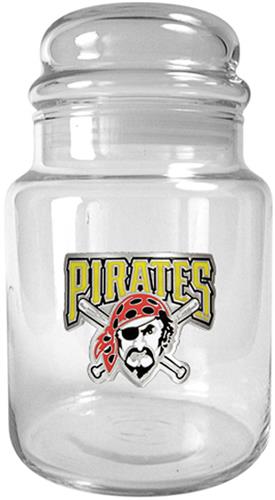 MLB Pittsburgh Pirates Glass Candy Jar