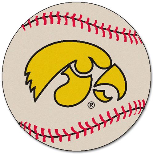 Fan Mats University of Iowa Baseball Mat.