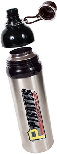 MLB Pirates Stainless Water Bottle w/Black Top