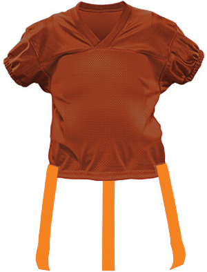 Adult ( A4XL) Flag or Touch Football Jersey with 3-Flags