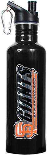 MLB Giants Black Stainless Water Bottle