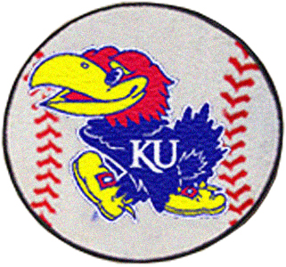 Fan Mats University of Kansas Baseball Mat