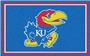 Fan Mats NCAA University of Kansas 4x6 Rug