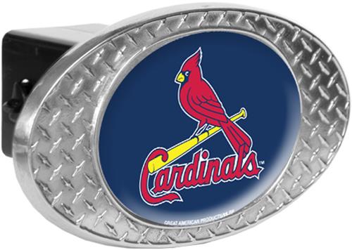 MLB St. Louis Cardinals Diamond Plate Hitch Cover
