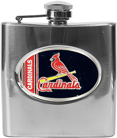 MLB St. Louis Cardinals 6oz Stainless Steel Flask