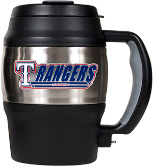 MLB Texas Rangers 20oz Stainless Steel Mini Jug