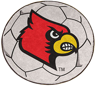Fan Mats University of Louisville Soccer Ball Mat