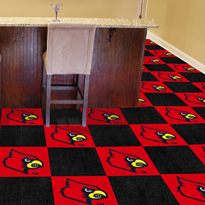 FanMats University of Louisville Team Carpet Tiles