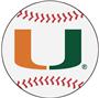 Fan Mats University of Miami Baseball Mat
