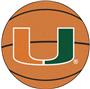 Fan Mats University of Miami Basketball Mat