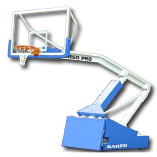 Gared Pro S Spring-Lift Portable Basketball Backstop 10' 8 Gared Pro S Spring-Lift Portable Basketball Backstop 10' 8