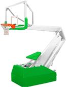 Gared Pro H Hydraulic Portable Basketball Backstop 8' Boom 5016