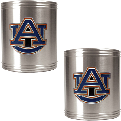 NCAA Auburn Tigers Stainless Steel Can Holders