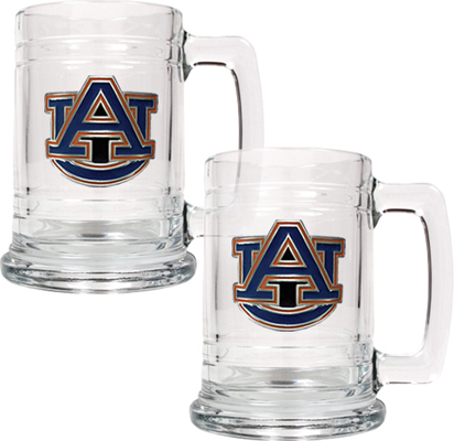 NCAA Auburn Tigers 15oz Glass Tankard