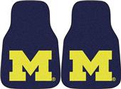 Fan Mats Univ of Michigan Carpet Car Mats (Set)