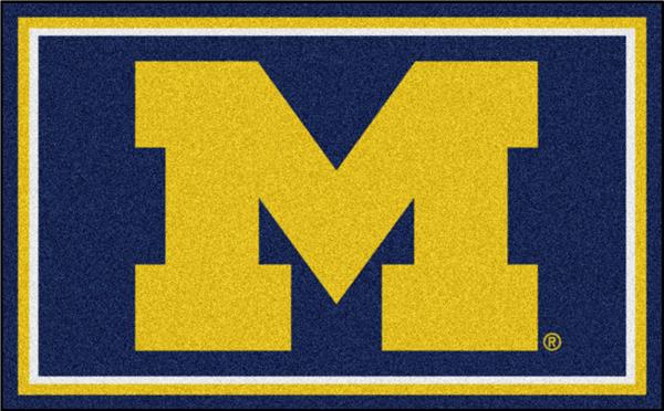 Fan Mats NCAA University of Michigan 4x6 Rug