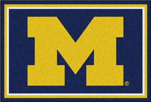 Fan Mats NCAA University of Michigan 5x8 Rug