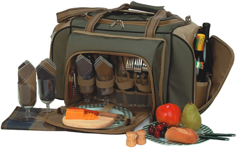 Picnic Plus Quattro 4 Person Picnic Tote. Free shipping.  Some exclusions apply.