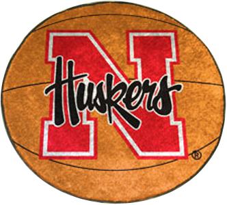Fan Mats University of Nebraska Basketball Mat