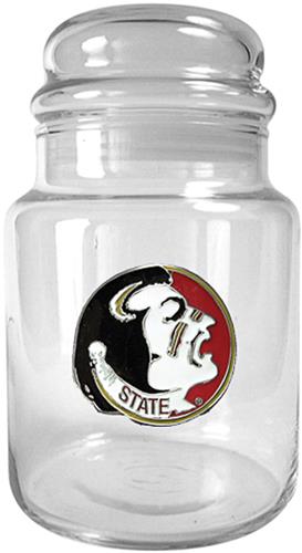 NCAA Florida State Seminoles Glass Candy Jar