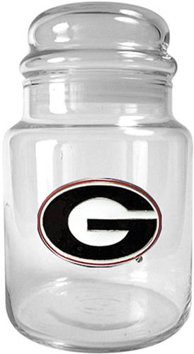 NCAA Georgia Bulldogs Glass Candy Jar