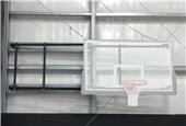 Gared Corner Mount Side Fold Wall Mount Basketball Backstop 4 Pont Side Fold Wall Mount