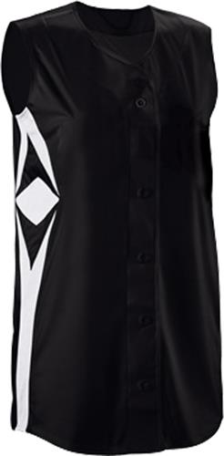 Teamwork Faux Supernova Sleeveless Softball Jersey. Decorated in seven days or less.