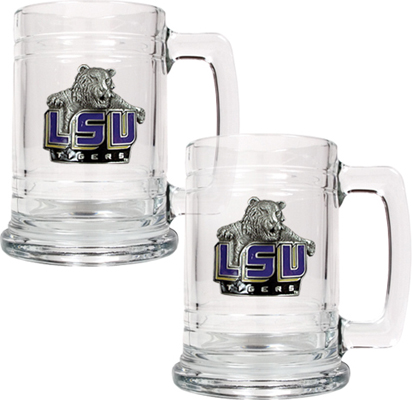 NCAA LSU Tigers 15oz Glass Tankard