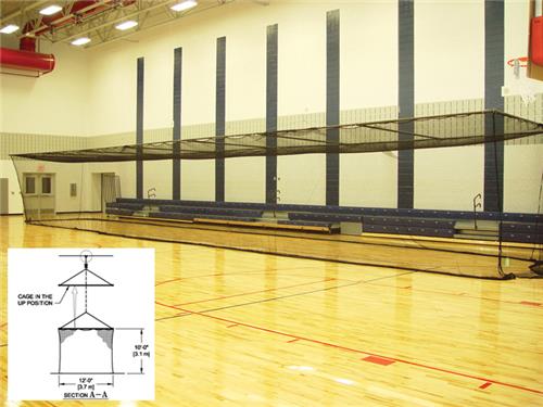 Gared 10'H x 12'W x 70'L Baseball Batting Cages. Free shipping.  Some exclusions apply.