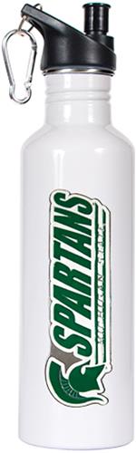 NCAA Michigan State Spartans White Water Bottle