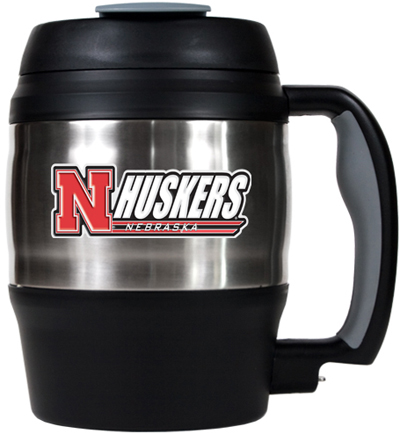 NCAA Nebraska Cornhuskers 52oz Macho Travel Mug
