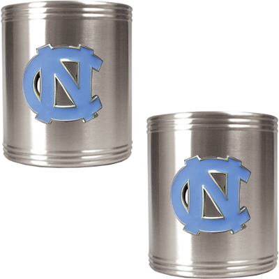 NCAA U of N Carolina Stainless Steel Can Holders