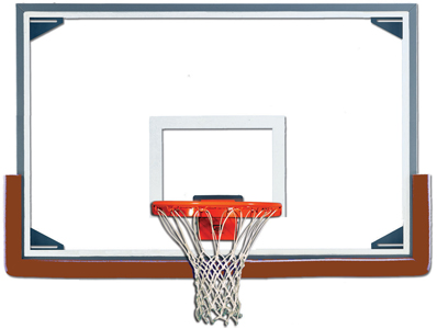 Gared RG Tall 48" x 72" Glass / Steel Backboards. Free shipping.  Some exclusions apply.