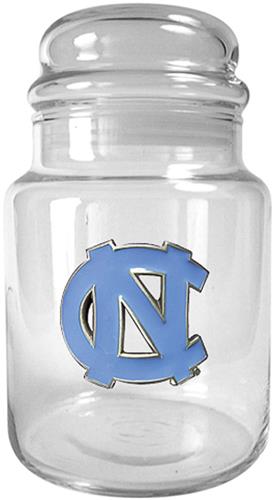 NCAA U of N Carolina Glass Candy Jar