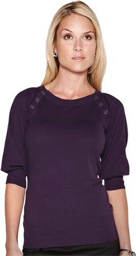 Lilac Bloom Women's Emma 3/4 Sleeve Sweater
