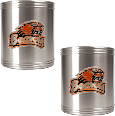 NCAA Oregon State Stainless Steel Can Holders