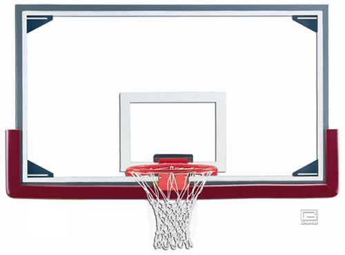 Gared Collegiate 72" Glass Baskeball Backboard Pkg. Free shipping.  Some exclusions apply.