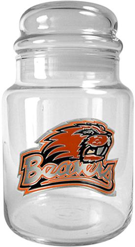 NCAA Oregon State Beavers Glass Candy Jar