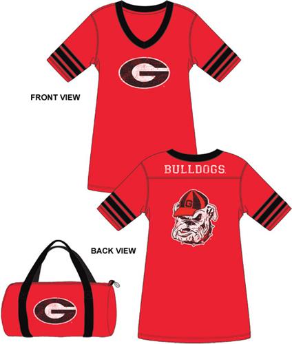 Emerson Street Georgia Bulldogs Jersey Nightshirt