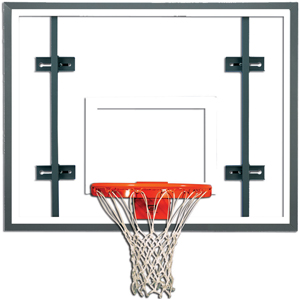 Gared 3050RG Specialty 54" Glass / Steel Backboard. Free shipping.  Some exclusions apply.