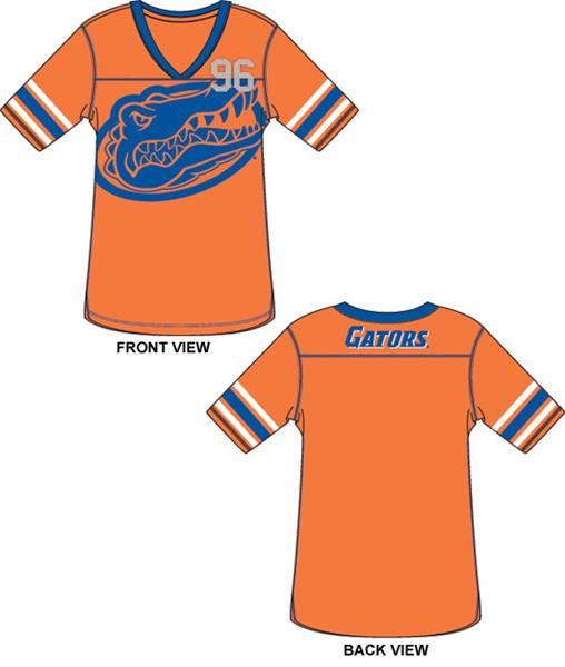 Florida Gators Jersey Color Tunic