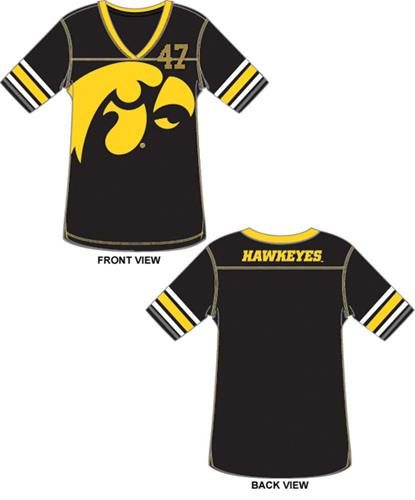Iowa Hawkeyes Jersey Color Tunic