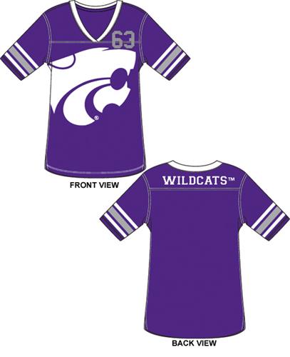 Kansas State Wildcats Jersey Color Tunic