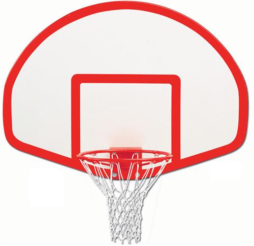 Gared 39" x 54" Fiberglass Fan-Shaped Backboards. Free shipping.  Some exclusions apply.