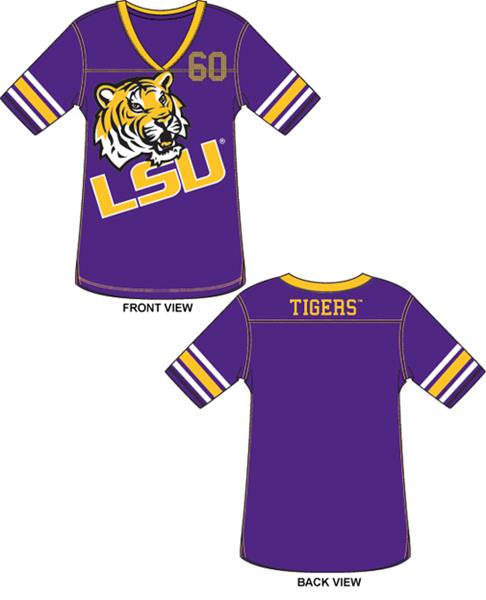 Emerson Street LSU Tigers Jersey Color Tunic