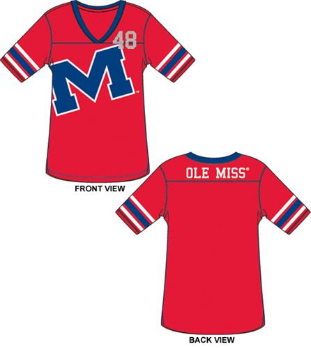 Ole Mississippi Jersey Color Tunic
