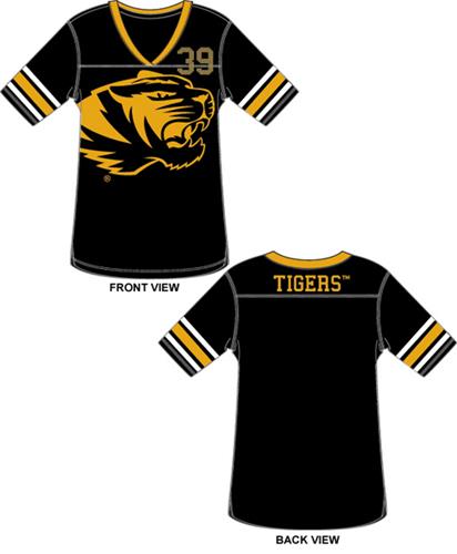 Emerson Street Missouri Tigers Jersey Color Tunic