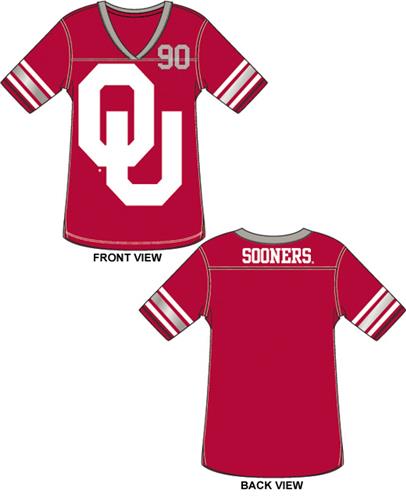 Oklahoma Sooners Jersey Color Tunic