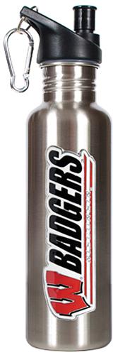 NCAA Wisconsin Badgers Stainless Water Bottle