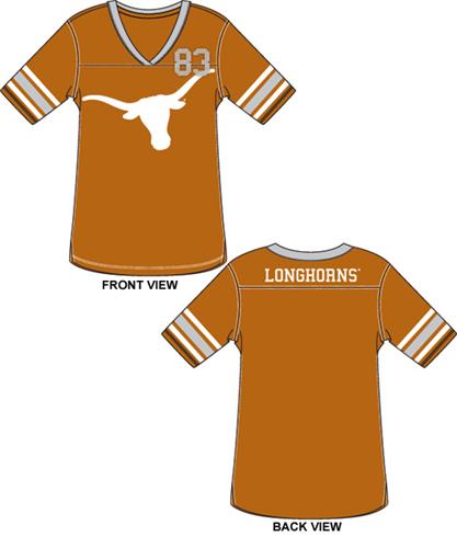 Emerson Street Texas Longhorns Jersey Color Tunic